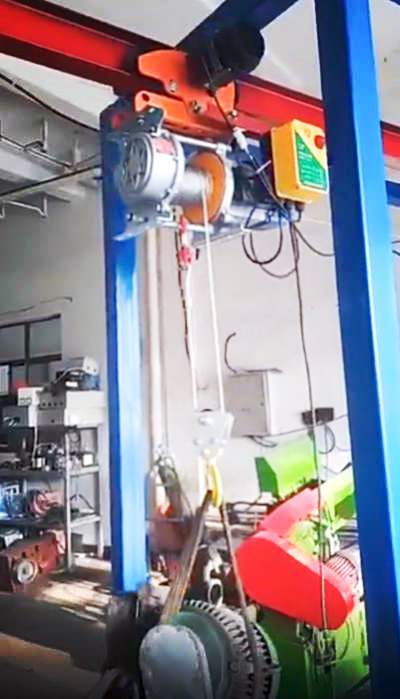 連體提升機組合跑車吊裝電機
